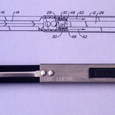 Tekna Micro Knife pocket knife developed in part by Art of Mass Production, a San Diego based plastics engineering company