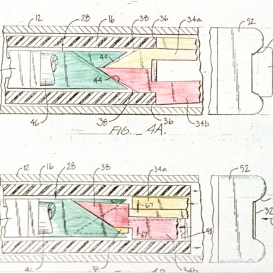 Engineering drawing by Art of Mass Production, a San Diego based plastics engineering company