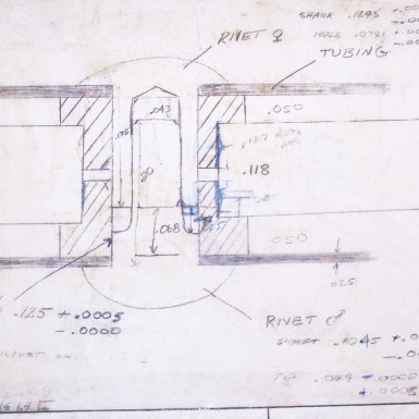 Engineering drawing by Art of Mass Production, a San Diego based plastics engineering company